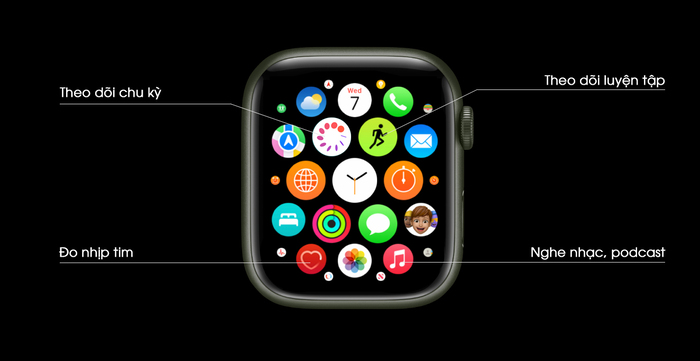 đồng hồ watch series 8 có kho ứng dụng khổng lồ